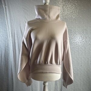 Lululemon Athletica Cream Cowl Neck Sweater